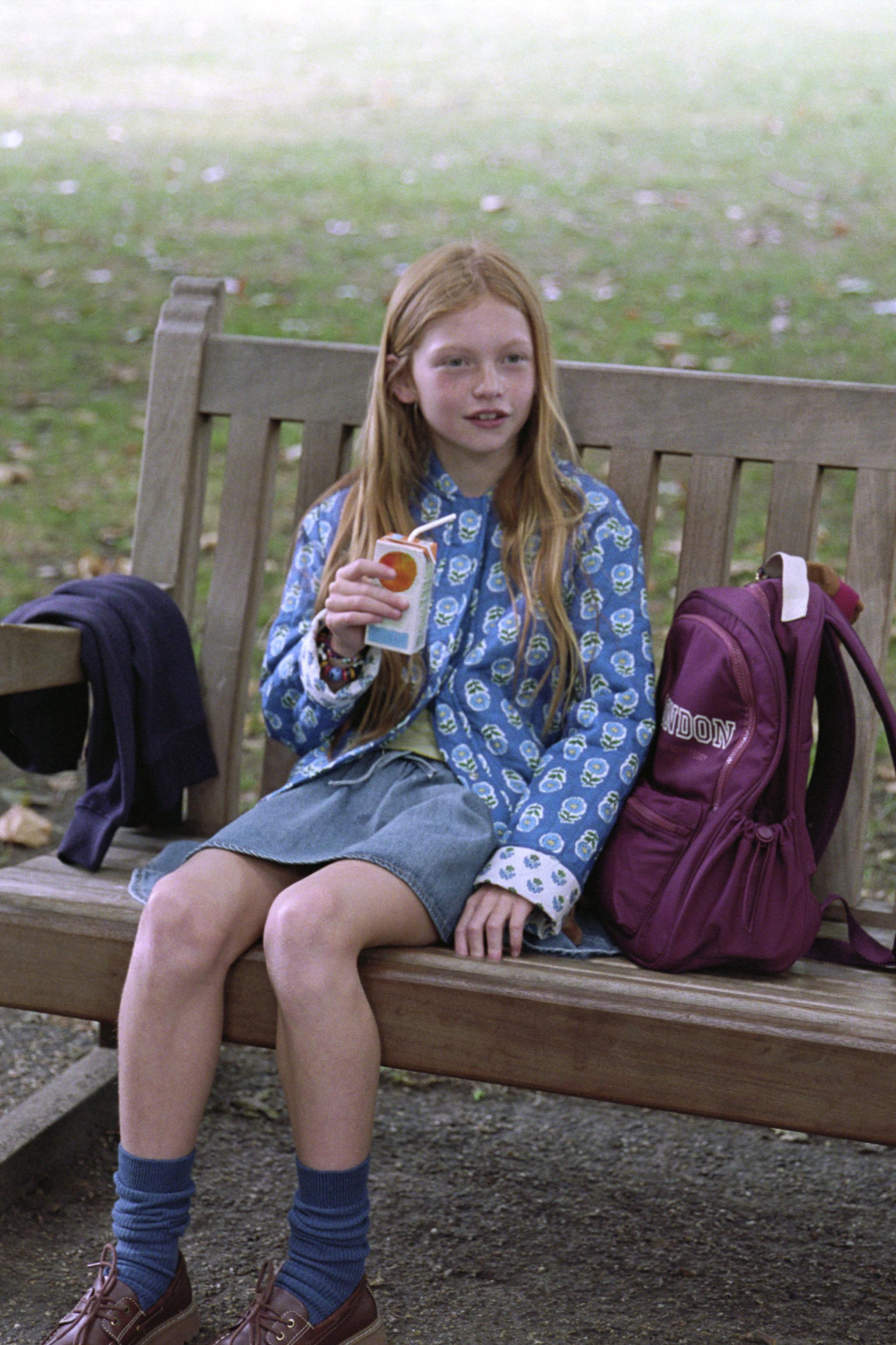 FLORAL PRINT PADDED JACKET